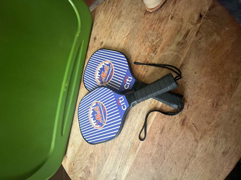 New York Mets Citi Field Promotional Pickleball Paddles Set of 2